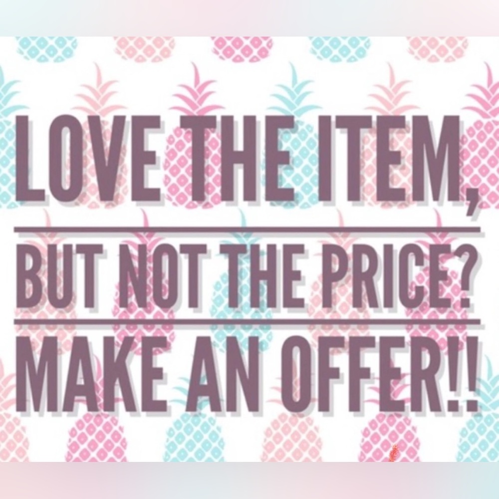 Make offer! or Bundle to get 25% Discount! 🌸